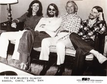 1970's promo image for 'The New Brubeck Quartet' 
